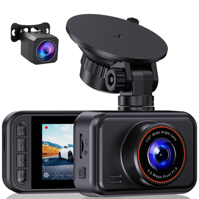 E-YEEGER S60 front camera close-up showing lens and clear road capture benefit