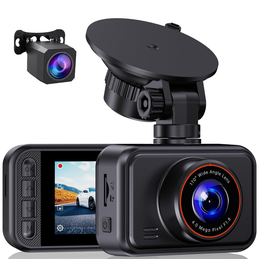 E-YEEGER S60 front camera close-up showing lens and clear road capture benefit