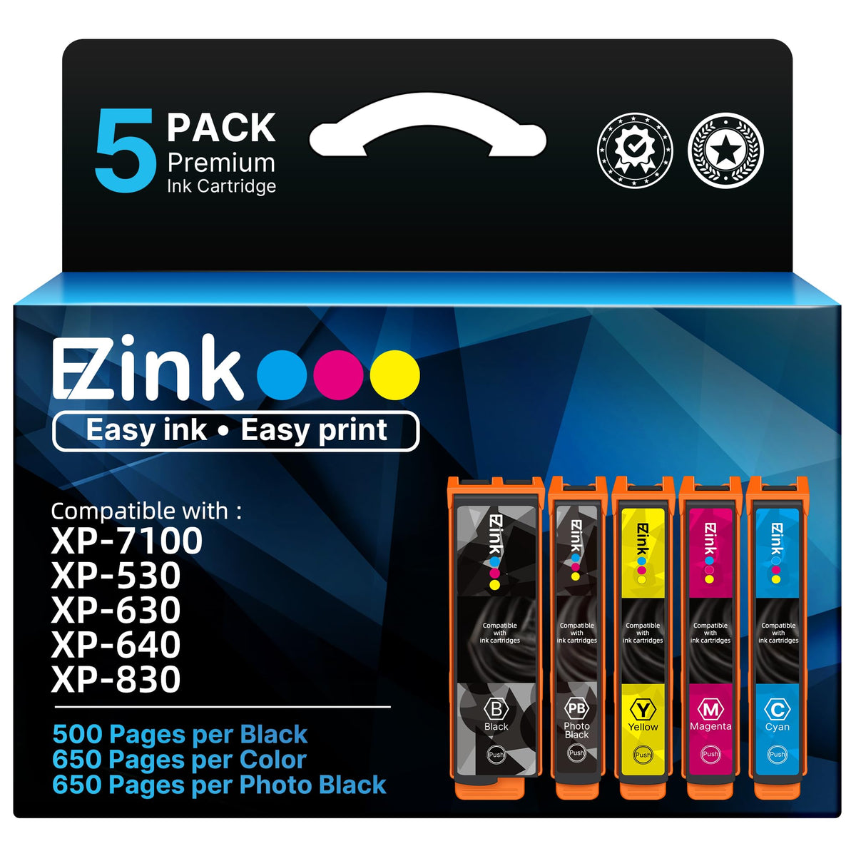 E-Z Ink empaque frontal del pack 410XL, ahorro inmediato