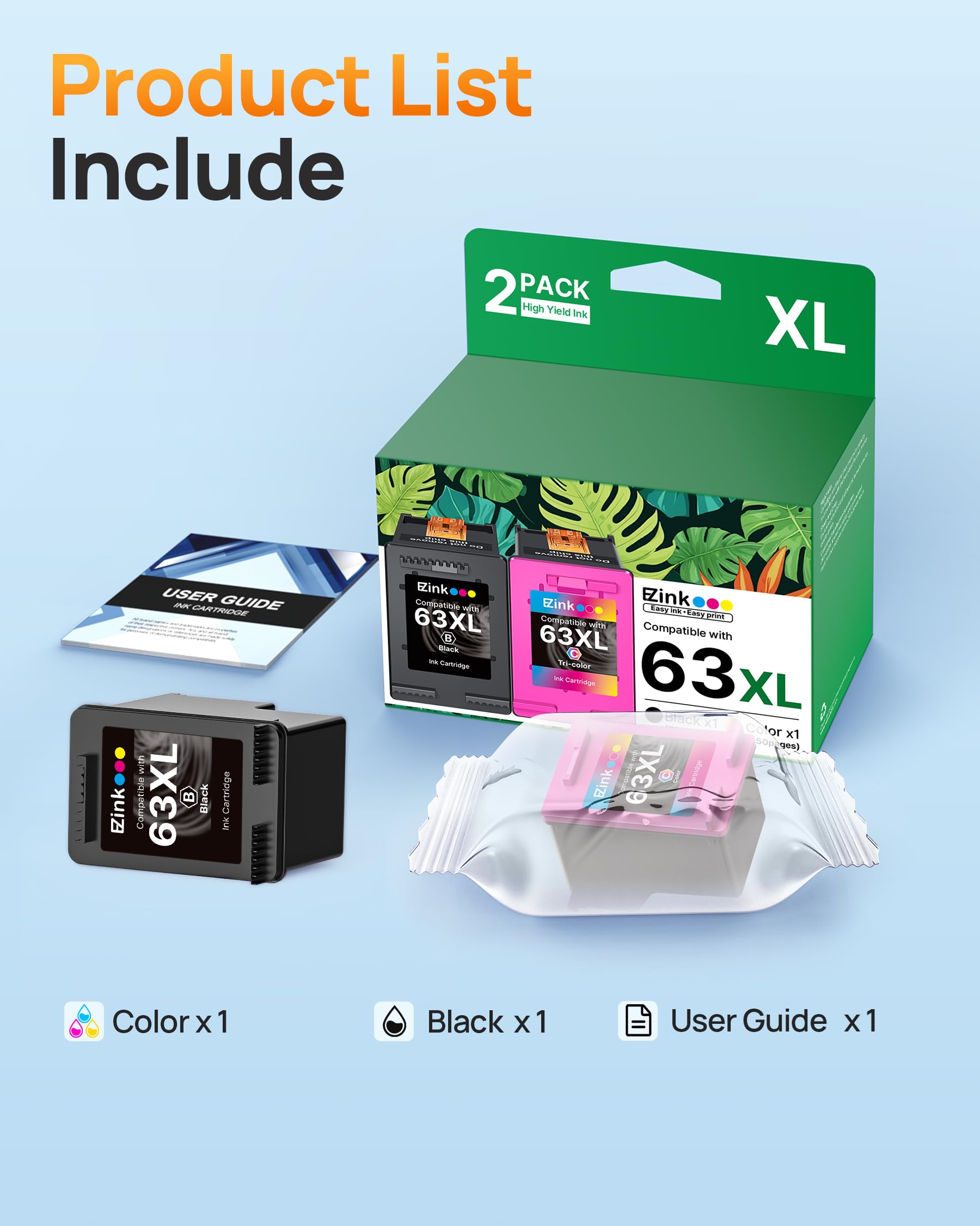 E-Z Ink gráfico en color brillante impreso, reproducción de colores fiel
