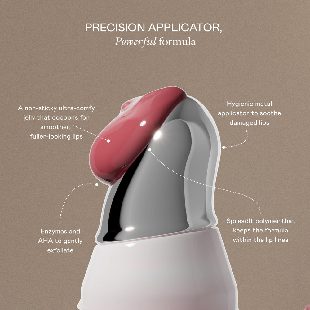 EADEM aplicación del gloss en labios, aporta color y suavidad inmediata