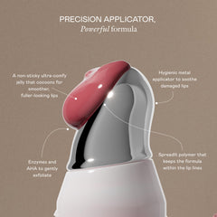 EADEM aplicación del gloss en labios, aporta color y suavidad inmediata