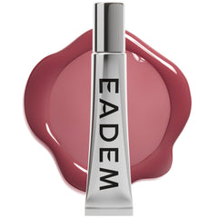 EADEM frasco frente mostrando diseño y tono Fig Sauce, acabado elegante