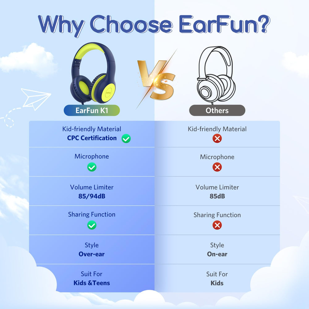 EarFun K1 Kids detalle de almohadilla suave para comodidad prolongada