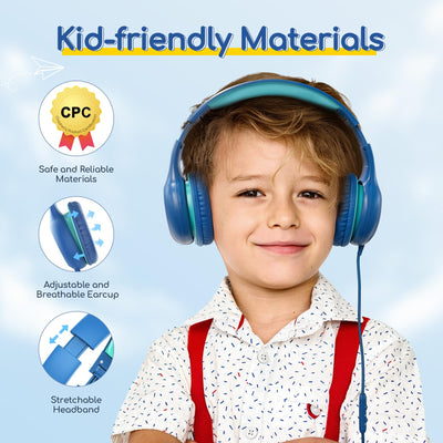 Niño usando EarFun K1 en clase online con comodidad y concentración