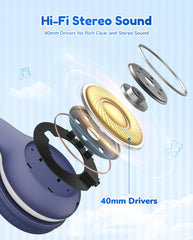 EarFun K2 Kids doblado para transporte fácil y ahorro de espacio