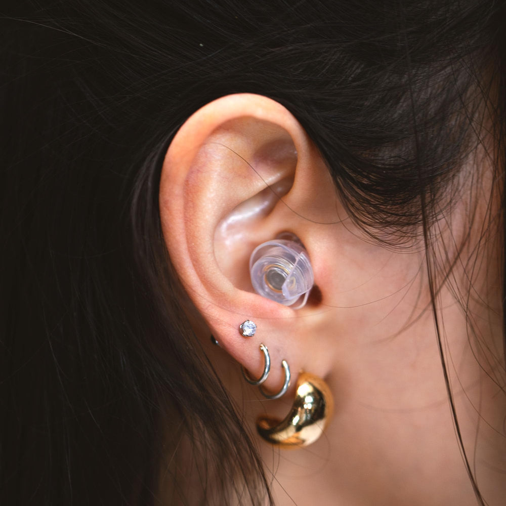 Eargasm interchangeable shells displayed for custom fit
