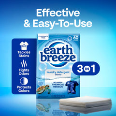 Earth Breeze paquete en mano mostrando tamaño compacto y portabilidad