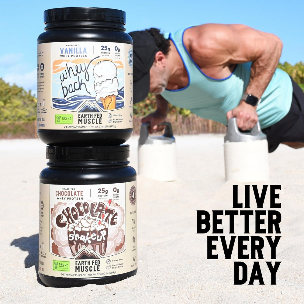 Earth Fed Muscle protein added to smoothie bowl for versatile fueling