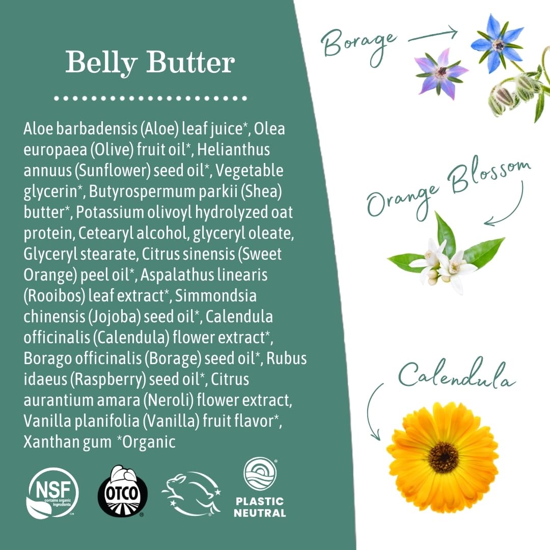 Earth Mama label close-up highlighting organic and cruelty-free benefits