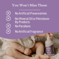 Earth Mama detalle de etiqueta con ingredientes naturales visibles