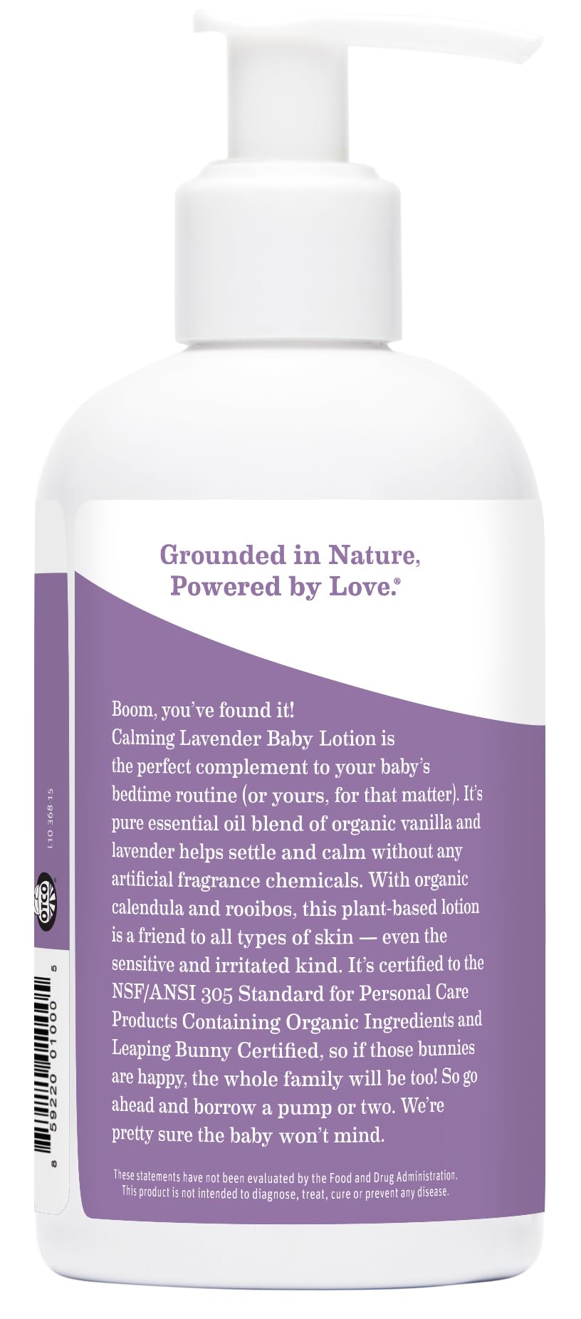 Earth Mama packaging con certificaciones orgánicas y éticas