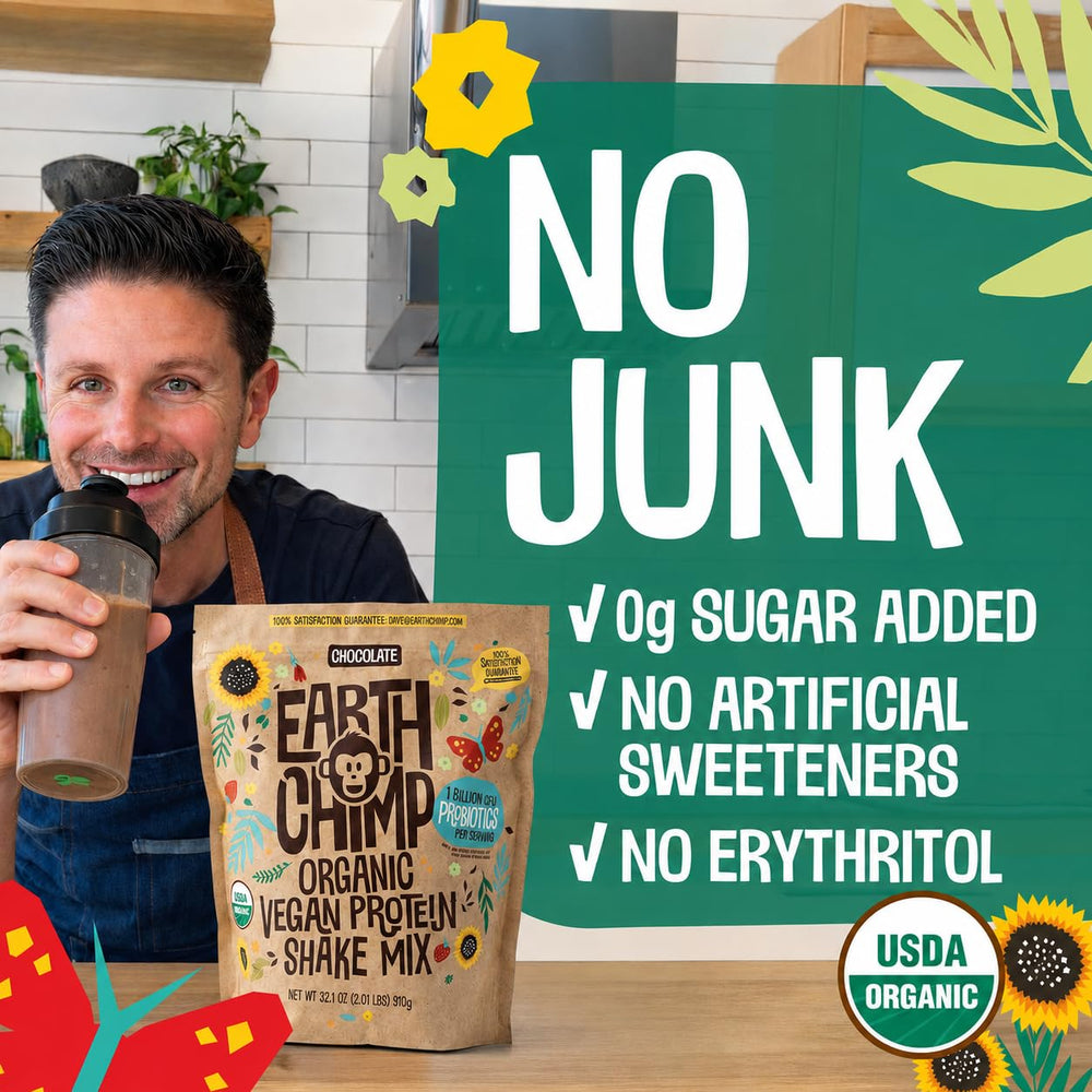EarthChimp cuchara con porción exacta de proteína, control de raciones