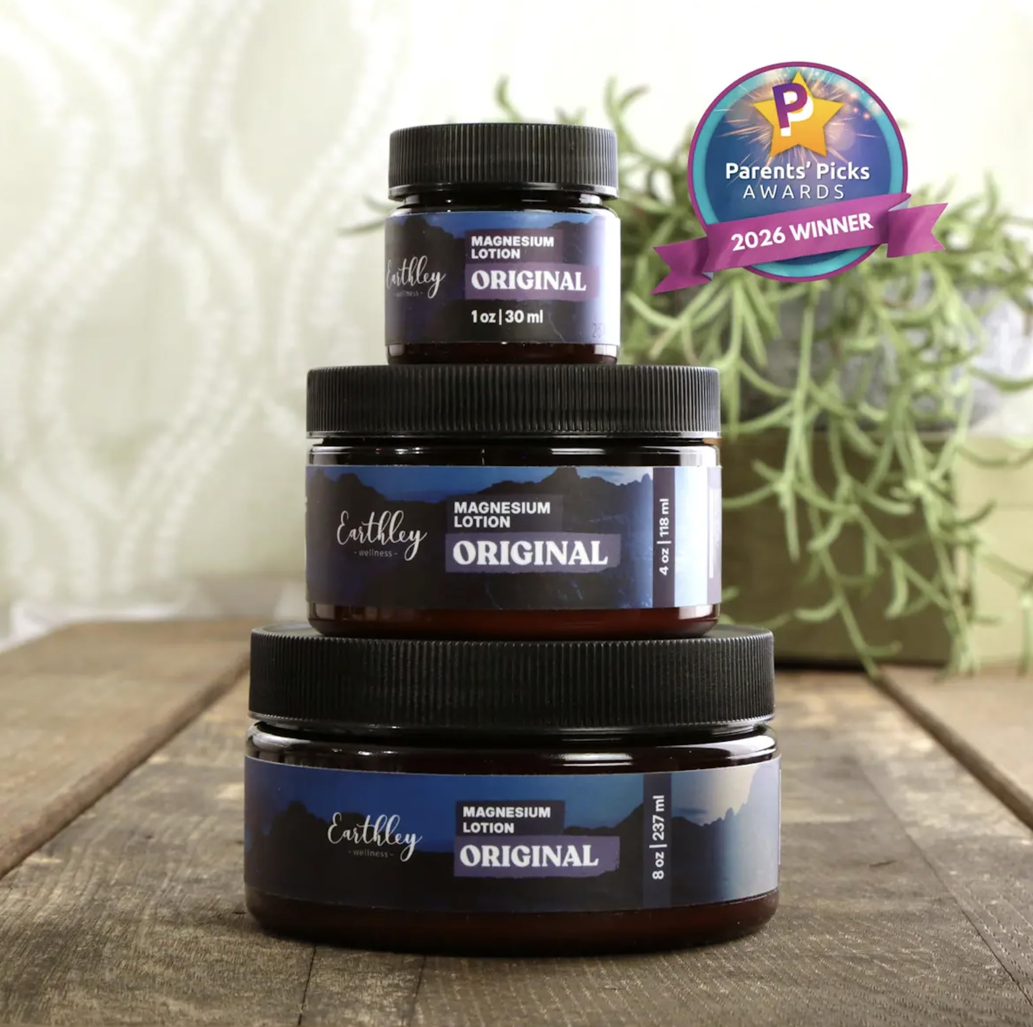 Loción Earthley Wellness en rutina nocturna creando ambiente relajante