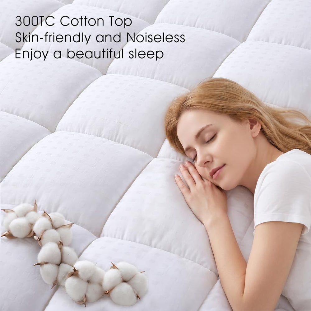 EASELAND side profile displaying pad thickness and plush pillow-top support