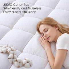 EASELAND side profile displaying pad thickness and plush pillow-top support