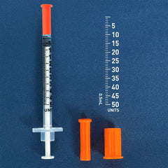 EassYring jeringa primer plano con graduación clara para dosificación precisa