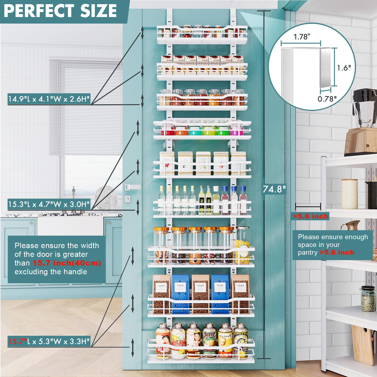 Eastherry primer plano de cesta metálica, resistente para frascos