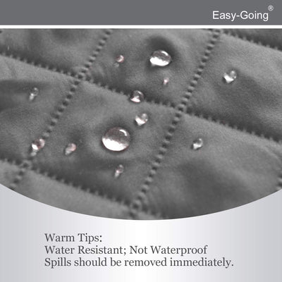 Easy-Going arm flap with elastic strap visible securing cover for a snug fit