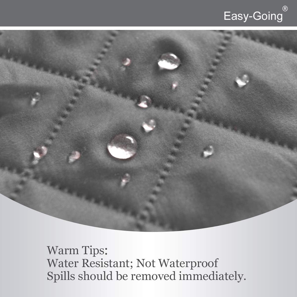 Easy-Going arm flap with elastic strap visible securing cover for a snug fit