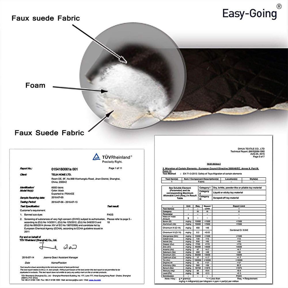 Easy-Going foam pipe insertion demo showing how pipes prevent slip and shifting