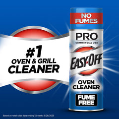 Easy-Off espuma espesa mostrando textura adherente y eficacia