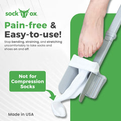 Easy Sock Ox detalle de textura lisa que protege la piel y mejora confort