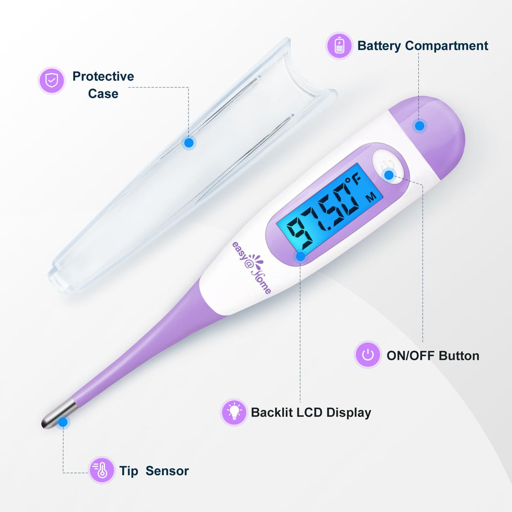 easy@Home mostrando app Premom en tablet para trazado y análisis de temperatura