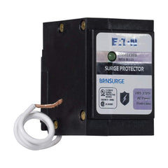 Eaton BRNSURGE installed in load center demonstrating centralized surge protection for circuits