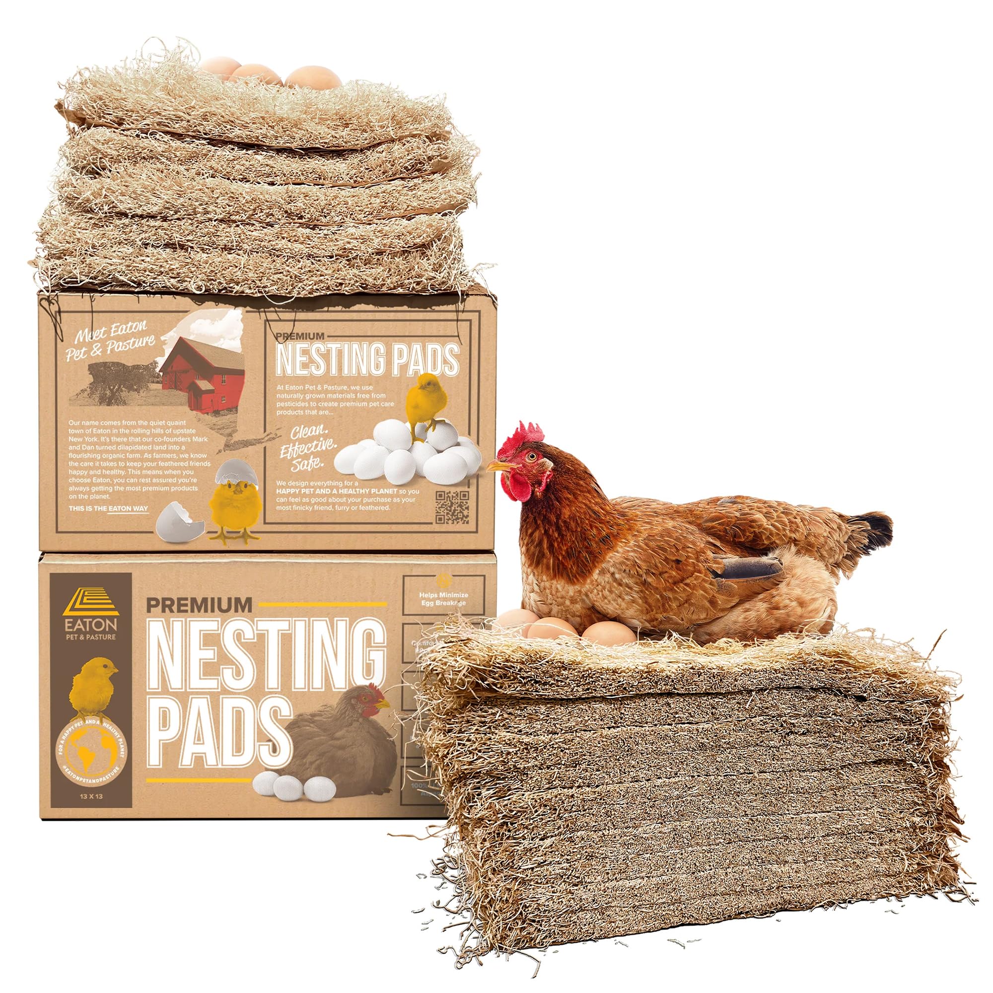 Eaton Pet and Pasture front packaging showing 10-pack and product branding benefit clarity