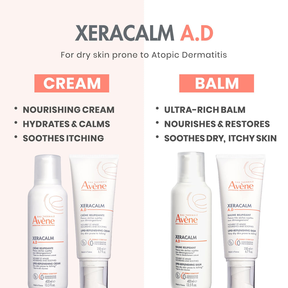 Eau Thermale Avène size comparison with everyday object showing 6.76 oz scale benefit