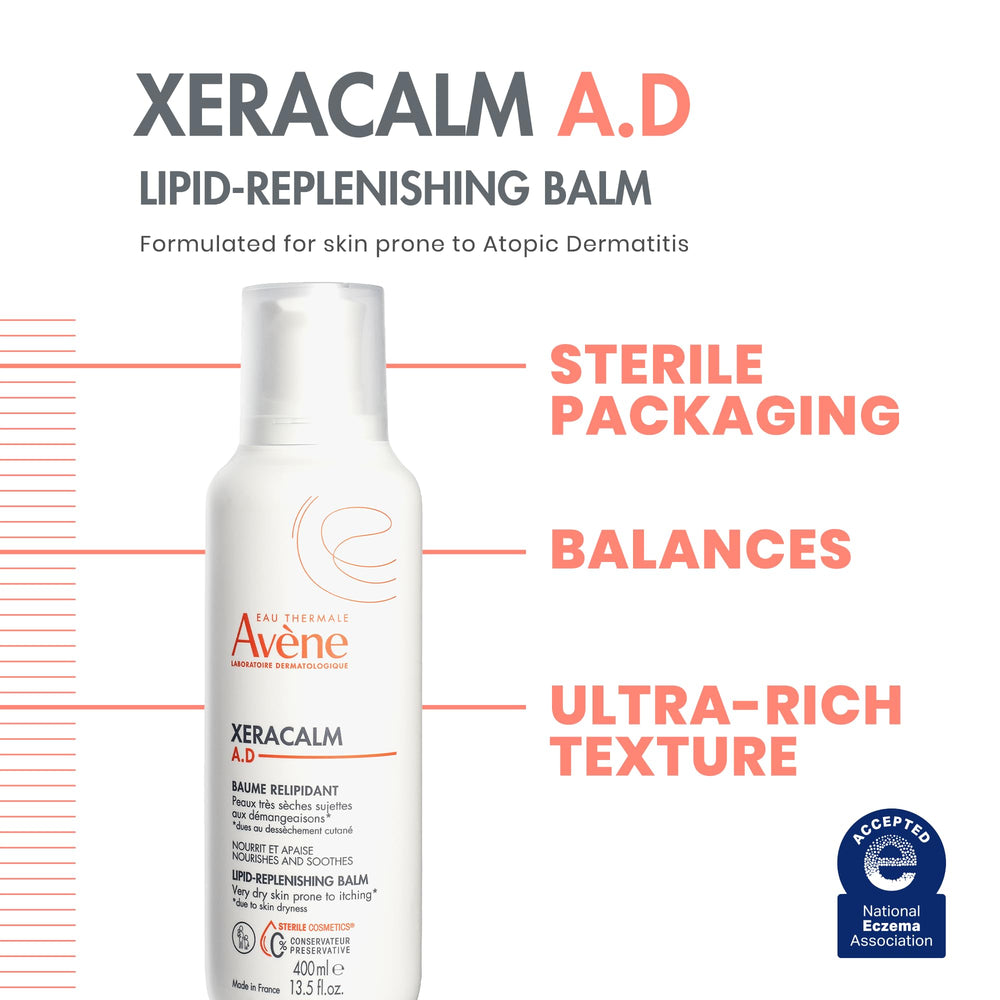 Eau Thermale Avène close-up of balm texture illustrating rich moisturizing feel