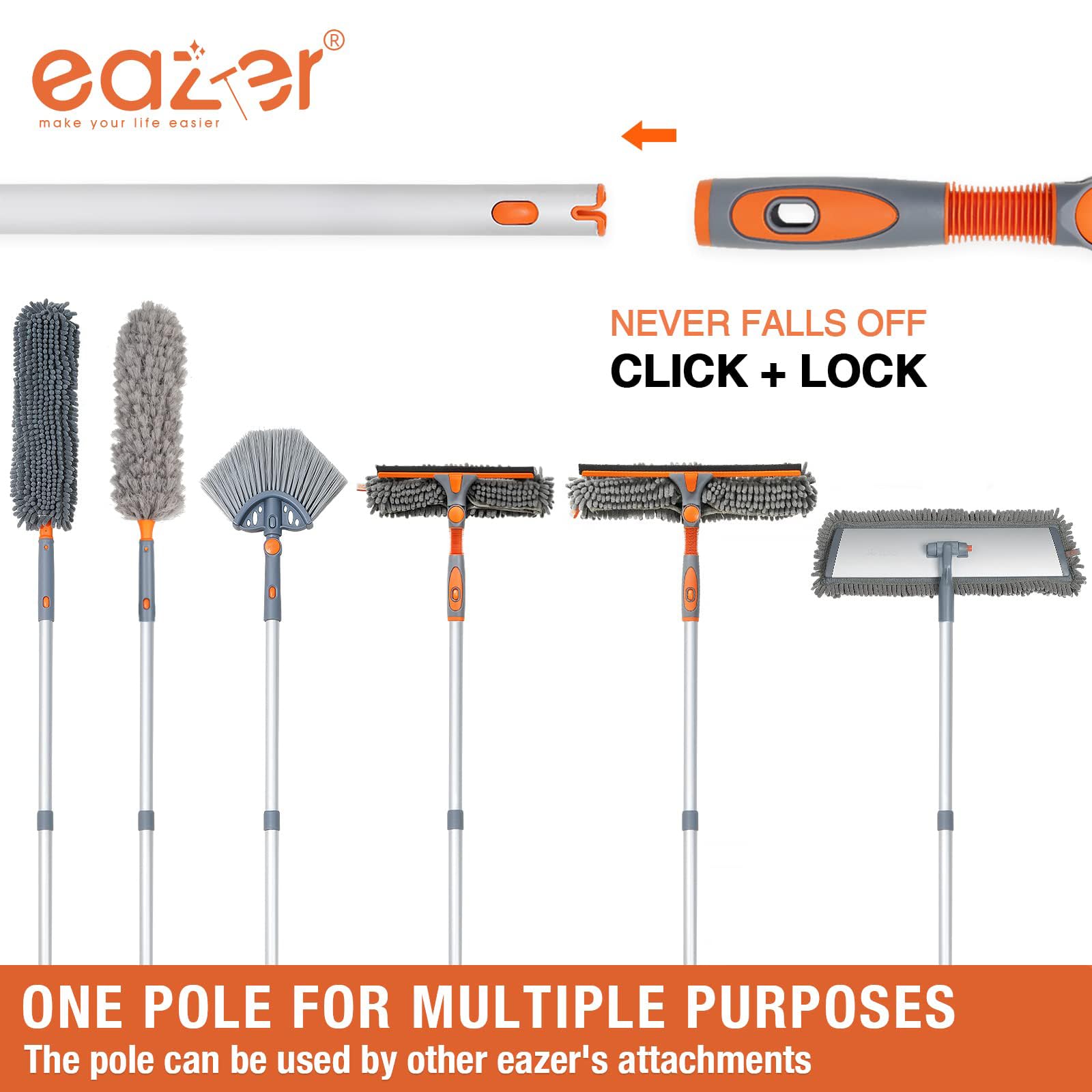 eazer comparación de tamaño con manos para mostrar alcance y ergonomía