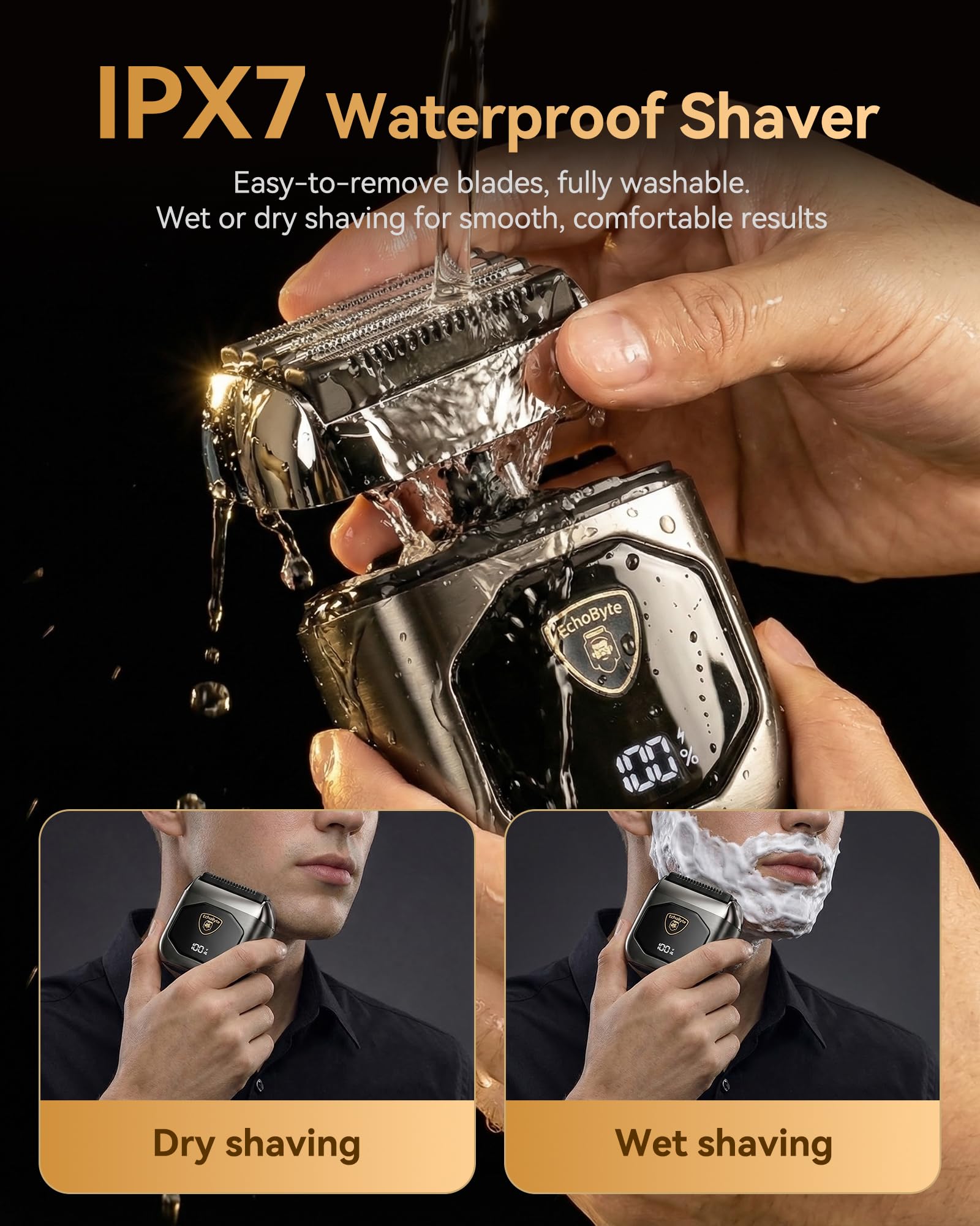 EchoByte metal body and matte finish benefit: sturdy grip and low vibration