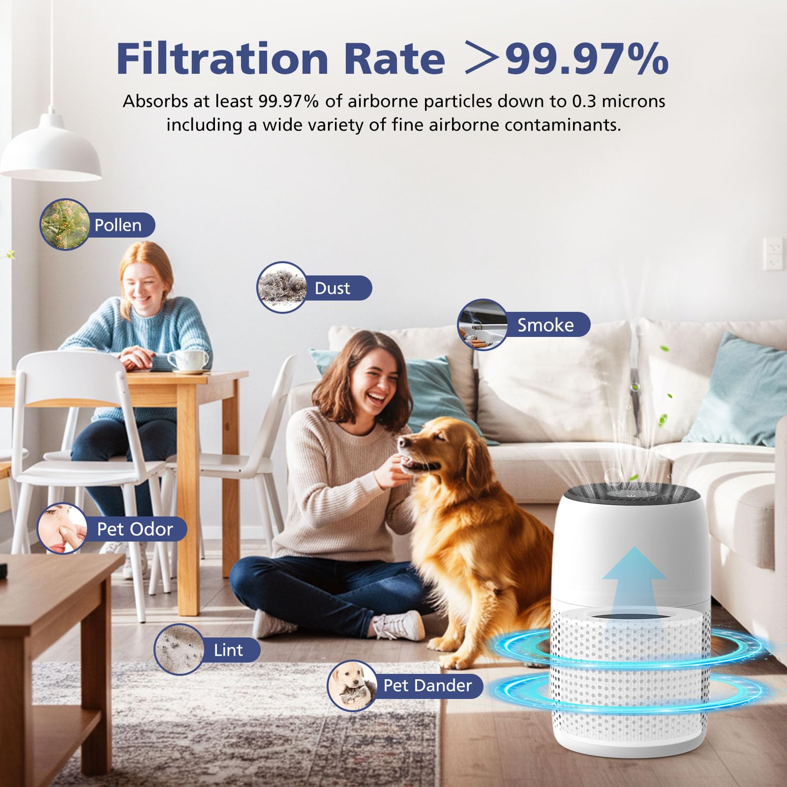 Ecleanfy instalación de los filtros en purificador Core Mini, montaje fácil y sin herramientas