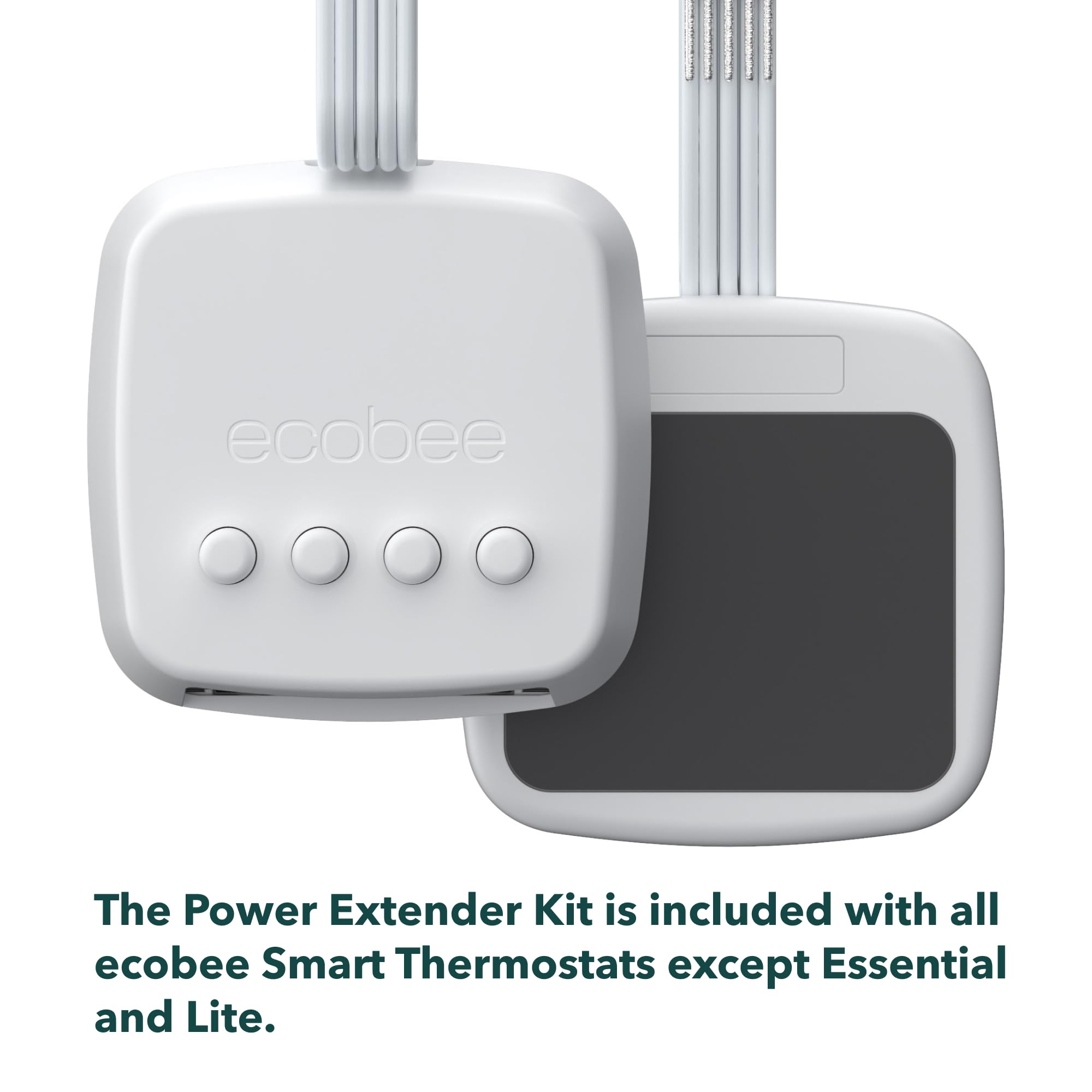 ecobee PEK módulo detalle con etiquetas claras para conexión segura