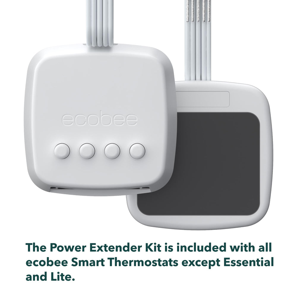 ecobee PEK módulo detalle con etiquetas claras para conexión segura