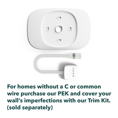 ecobee wiring close‑up with visible terminals showing easy DIY install benefit: straightforward hookup