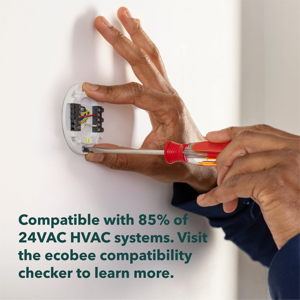 ecobee paired with SmartSensor showing remote room temperature sensing benefit: balanced comfort