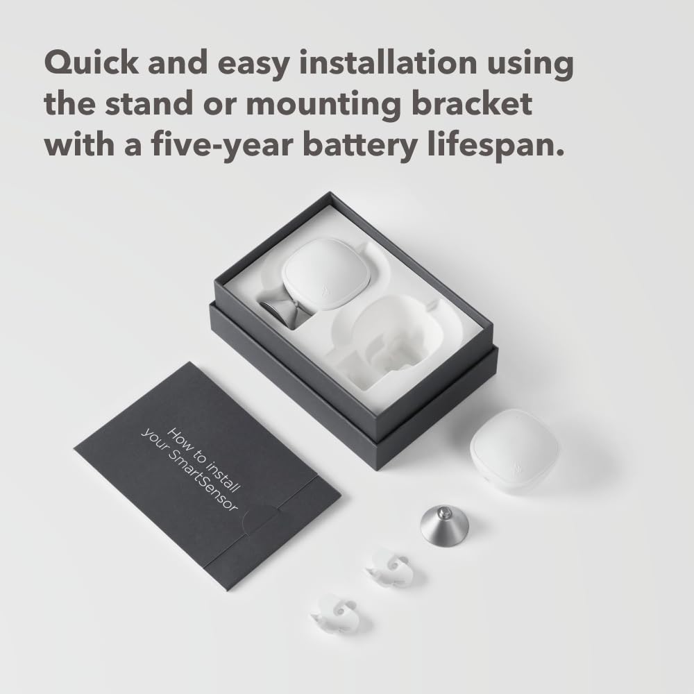 ecobee SmartSensor temperature and occupancy shown in the ecobee app for remote control