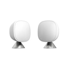 ecobee SmartSensor front view showing compact profile and easy placement benefit
