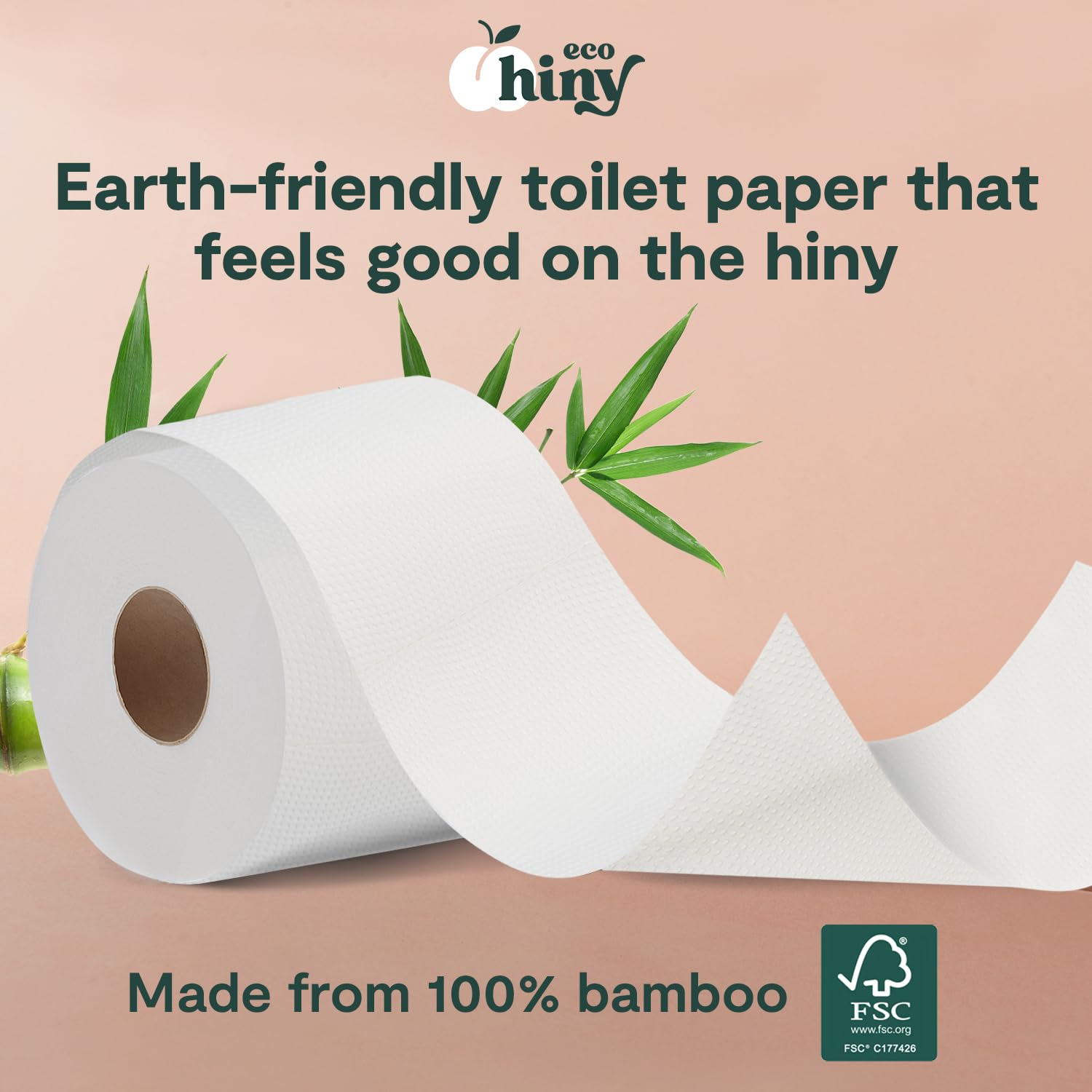 ecoHiny primer plano de textura que destaca suavidad y absorción superior