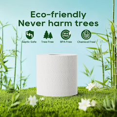ECOLipak comparación de tamaño del rollo con una mano para escala