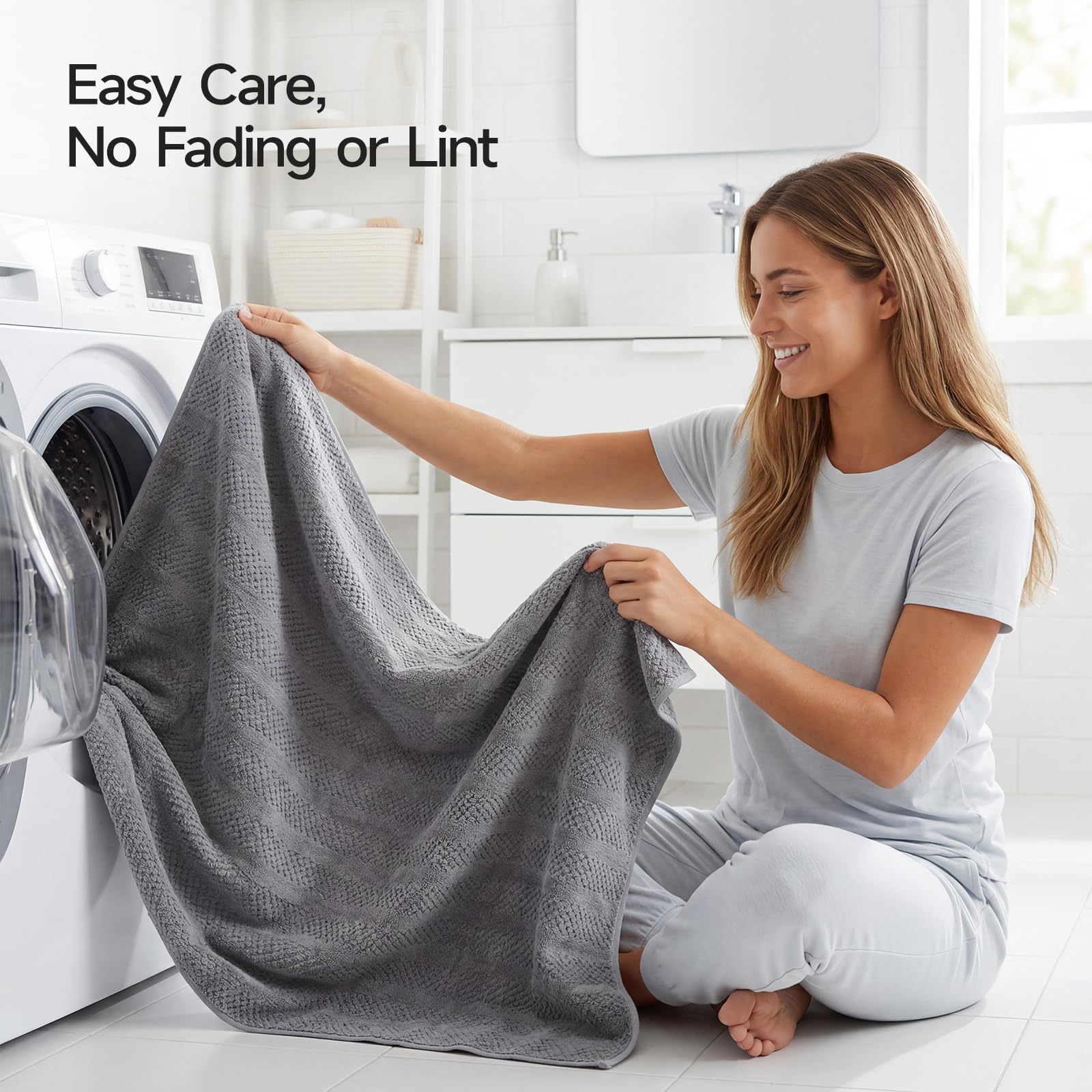 ecolook etiqueta con instrucciones de lavado para conservar absorción