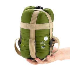 ECOOPRO saco de dormir frontal empacado, fácil de transportar