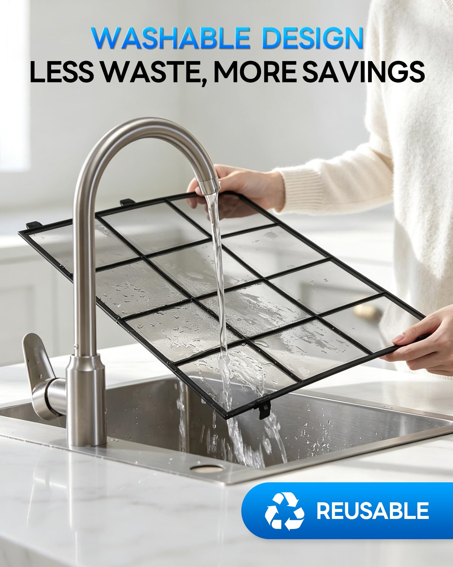 ECOSELF HAP610WF prefiltro rígido lavable para mantenimiento fácil