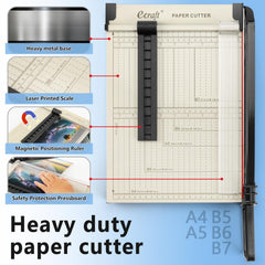 ecraft guía magnética sujeta papel alineado para cortes repetibles