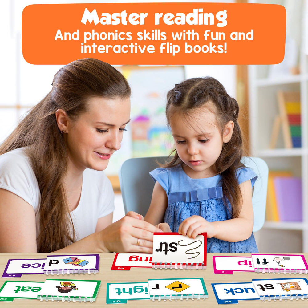 Edulok open word-family spread illustrating onsets and rimes clearly