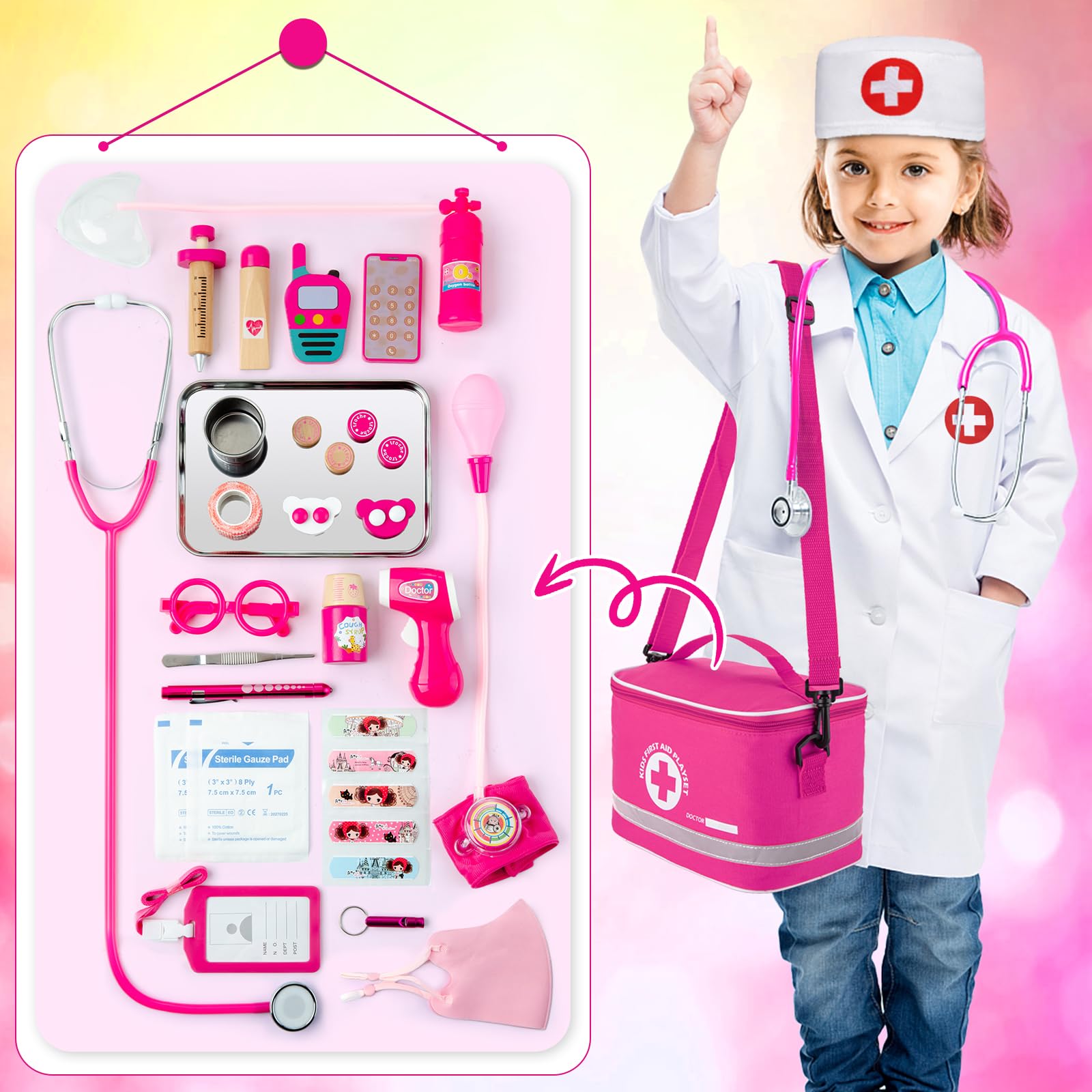 EFOSHM child roleplaying as doctor building empathy and social skills through play