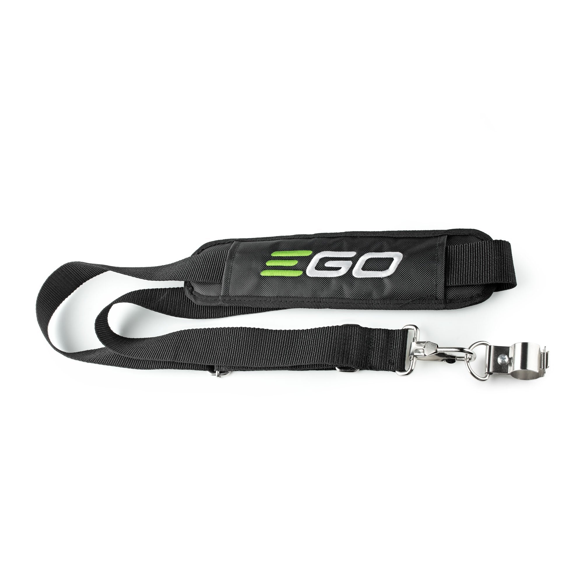 EGO Power+ AP1500 front view showing strap and buckles for comfort